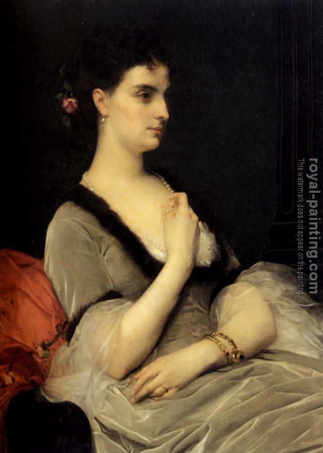 Alexandre Cabanel : Portrait of Countess E A Vorontsova Dashkova